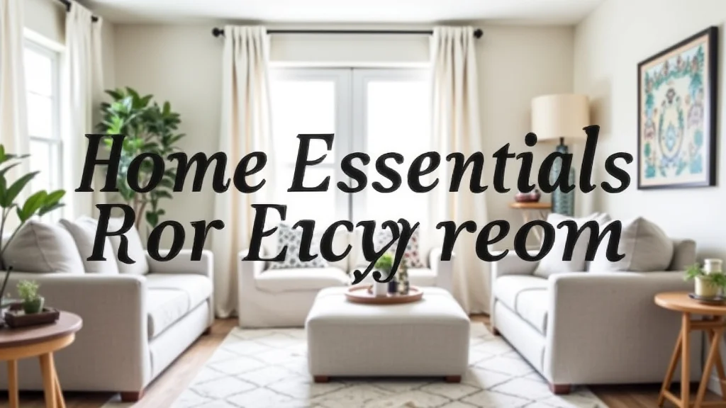 The image shows a beautifully organized living room featuring a collection of tasteful home decor items.