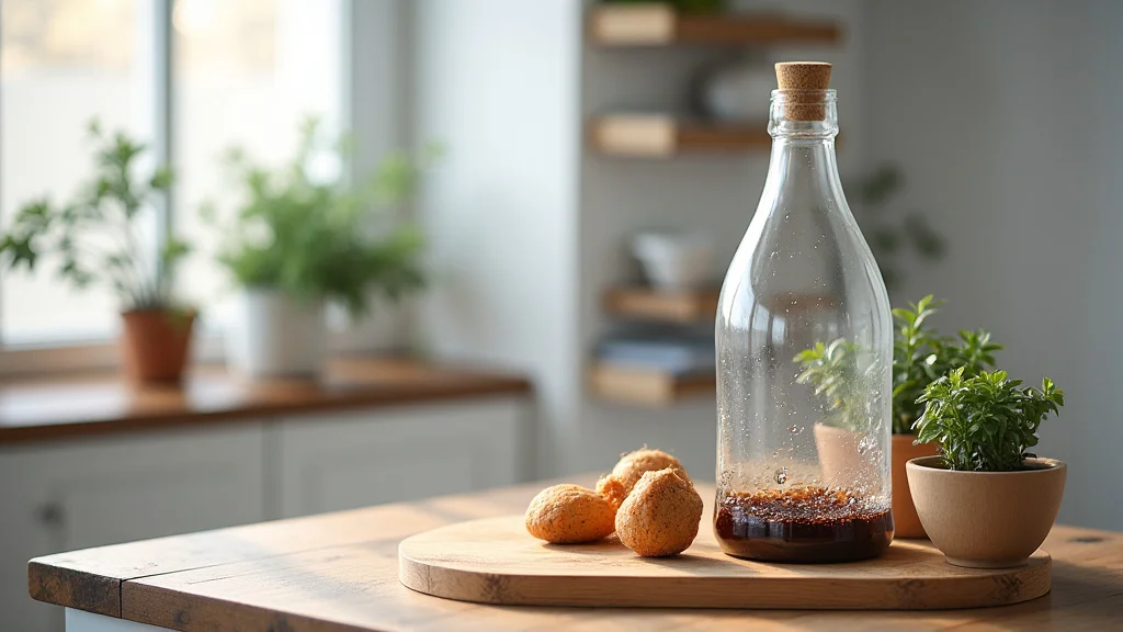 The image shows a clean, organized shelf displaying various home essentials from Home Essentials And Beyond.
